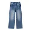 JOCORBEIJeans de Mujer Elásticos en Cuatro Direcciones para Primavera y Otoño, Corte Holgado, Adelgazantes, Pierna Recta, Versión Estrecha, Pantalones de Longitud Completa