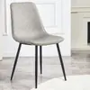 Cadeira de jantar Encosto Casa Luz Luxo Negociação Restaurante Mesa Banquinho Simples Moderno Criativo Metal Cadeira de Couro Nórdico