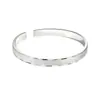 Pulsera de Plata Pura Cielo Estrellado S925 para Mujer, Joyería de Mano Mate de Alta Gama, Pulsera para Estudiantes Agrietada por el Hielo, Tendencia del Día de San Valentín