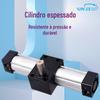 Série QGK50-63 cremalheira de engrenagem de alto torque cilindro rotativo oscilante 90 graus 180 graus 360 graus