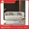 Sofá-poltrona de três lugares para sala de estar de apartamento pequeno de luxo moderno, poltrona de lazer para quarto, sofá individual giratório, sofá de couro italiano