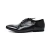 Sapatos Femininos de Couro com Bico Quadrado e Cadarços, Couro Genuíno, Sapatos Baixos Confortáveis, Novo Estilo Primavera/Verão, Sapatos de Uma Sola com Corte Profundo, Tamanho 40