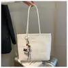 Bolsa Versátil Transfronteiriça, Bolsa Boston Casual para o Dia a Dia, Bolsa de Ombro/Axila Feminina de Design Nicho Estilo Coreano