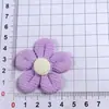 Tecido estilo coreano, florzinhas coloridas e nó de borboleta, produtos semiacabados para DIY, acessórios decorativos feitos à mão para roupas, acessórios para bebê no atacado