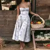 Vestido Nuevo Estilo Otoño 2026 Estilo Europeo y Americano Comercio Transfronterizo Ropa para Mujer Dropshipping Estilo Casual de Vacaciones Vestido Largo Estampado