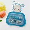 Pegatinas de Uñas Kuromi Personalizadas para Niños, Pegatinas de Uñas Lindas y Divertidas para Niñas, Pegatinas de Uñas Removibles para Niñas, Dulces y Adorables