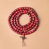 Atacado Sandália de Sangue Sândalo Africano Folha Pequena Sândalo Vermelho Contas Budistas, Vários Estilos e Especificações, Pulseiras Estilo Étnico, Contas de Rosário