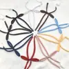 Cuello de cuerda sin corbata de lunares para mujer, lazo en el cuello, cinta de flor de lunares, lindo, estilo estudiante, JK, versátil, moda juvenil