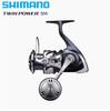 21 Carrete de Pesca Spinning SHIMANO Pawa TWINPOWER SW Japonés Rueda de Placa de Hierro Metálica Rueda para Pesca en Aguas Profundas