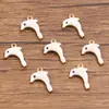 10 Colgantes de Acero Inoxidable Multicolor Dorado de Doble Cara con Goteo de Aceite para Peces, Cangrejos, Delfines, Corales, Caballitos de Mar DIY para Viajes de Commuting a la Moda