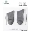 Jilin Luren 9111 Cor Sólida Meia-Panturrilha Extra Grande Outono e Inverno Masculino Média Espessura Sem Costura Casual Masculino Meias Grossas