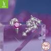 Brincos de prata Pose Rhyme s925 banhados a prata platina doze constelações Mang Star feminino nicho design europeu e americano simples orelha wear