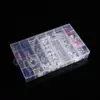 Organizador grande de plástico transparente desmontable de 28 compartimentos, almacenamiento con banda elástica, para joyas, juguetes, piezas, herramientas, caja de exhibición