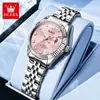Reloj de Marca Oris al por Mayor del Fabricante Nuevo Estilo de Registro Calendario Reloj de Cuarzo Resistente al Agua Reloj para Dama Reloj para Mujer