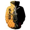 Suéter infantil europeo y americano transfronterizo Maner japonés suéter estampado en 3D suéter tipo jersey con capucha para hombre fabricantes periféricos de anime directo