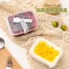 Caja de Empaque para Tiramisú Famoso en Internet con Cuchara, Molde Desechable para Mille-Feuille, Caja Transparente para Postres de Mousse