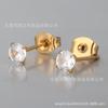 Pendientes, Tachuelas, Clavos de Oreja de Titanio Astm F-136 con Circonita Guanzhi Niu, Venta Directa de Fábrica, Disponibles para Venta al por Mayor