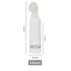 42 Botella Espumadora de Mousse para Cepillo de Dientes Botella Blanca de Plástico PET con Bomba de Espuma de Cepillo 200ml Botella de Mousse Limpiador Facial Venta al por Mayor