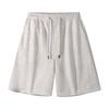 Pantalones cortos deportivos sueltos de algodón transpirable seda de leche pantalones cortos deportivos para hombre logo imprimible una generación de pelo