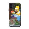 Funda para teléfono Cartoon Simpsons Comercio Exterior Nuevo 16Pro Max Lindo X Dibujos Animados Divertido Entorno Rojo de Internet