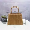Cesta de flores pequena trançada em imitação de rattan para atacado, cesta trançada de arte em ferro pastoral, cesta de flores, cesta trançada, cesta de flores frescas para segurar na mão, flores de jardinagem