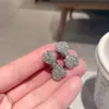 Exquisito y Lujoso Pasador de Pelo con Lazo de Diamantes Brillantes para Mujer, Pinza para Flequillo Lateral, Mini Pasador de Pelo con Diamantes Completos, Accesorio para el Cabello