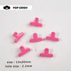 Clip de Forma de T con Cuentas Acrílicas de Colores Colgante de Cuenta Colorido Retro Lindo Colorido Clip Estilo Ins