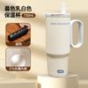 Vaso Termo Portátil de Acero Inoxidable 316 para Estudiantes Vaso con Pajita Gran Capacidad Alta Apariencia Vaso para Hielo para Coche Venta al por Mayor