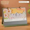 Calendario de Escritorio Personalizado 2027 para el Año del Cordero, Creativo Calendario Mensual Corporativo Estampado en Oro con Espacio Publicitario Personalizable