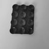 12 Ventosas de Silicona Funda Universal de Cuero Ventosa de un Solo Lado con Adhesivo Trasero Uso Repetido de Ventosa Pequeña