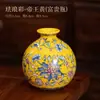 Vaso de flores mini esmaltado em cerâmica atacado decoração de conjunto de chá vaso de flores de cerâmica hidropônica decoração de casa