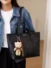 Bolso Grande de Mujer Estilo Coreano Estilo Universitario 2026 Nuevo de Moda Retro Bolso Tote Bolso de Hombro Simple para Viaje Trendy