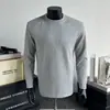 Camiseta de algodón de manga larga deconstruida tipo patchwork, unisex, para primavera y otoño, sudadera pesada estilo americano, corte limpio, adecuada como capa interior