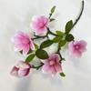 Nueva Magnolia Pequeña de 5 Cabezas Impresa en 3D Tacto Magnolia Flor Boda Exhibición Hogar Arreglo de Flores Artificiales Flor Artificial Hecha a Mano