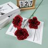 Flor artificial de casamento 3 rosas 3 peônia casamento salão de casamento linha de flores Estrada decoração arranjo de flores decoração comércio exterior
