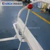 Carrito Móvil con Rodillos Guía de Fila Única para Muebles y Carpintería, Carrito Transportador Pequeño con Sistema de Pista Flexible y Eficiente