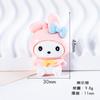 Nuevos accesorios de resina con dibujos animados de Sanrio, pegamento en crema para bricolaje, parche para carcasa de teléfono móvil, pegatinas para tazas de agua, accesorios decorativos para el cabello.