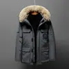 Elegante Chaqueta de Plumas Canada Goose Estilo Invierno 08 Expedición para Hombres y Mujeres Parejas Parka de Plumas de Pato Blanco Canadiense