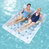 INTEX Fila Flotante de Frutas Colchón Flotante Inflable Grueso de Piña Reclinable Acuático para Adultos Natación Ocio Cojín de Amor