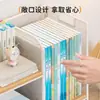Estante de almacenamiento para clasificación por tema, gabinete vertical de almacenamiento de libros de múltiples niveles para escritorio de estudiante, estantería para archivos A4 de escritorio de oficina
