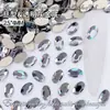 2.5*4mm Formato de Ovo de Pombo Denier Flats para Unhas Fundo Plano Diamante de Formato Especial Vidro Cristal Joia para Unhas Diamante para Unhas Atacado