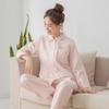 Pijama Feminino Algodão Gaze Dupla Camada Muji Primavera e Outono Suzhou Roupas de Casa Feminino Algodão Puro Masculino Casal Japonês