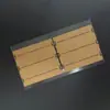 Pegatinas Selladoras de Kraft con Cierre Zip Anti-Manipulación, Pegatinas Adhesivas de Fácil Desgarro para Embalaje de Cajas para Teléfono Móvil con Tapa Superior e Inferior Estilo Ins