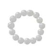 Recomendación del Libro Rojo Pequeño pulsera de placa de jade blanco transparente imitación Bodhi color degradado para chica juguetona, amigas estudiantes, pareja
