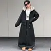 Conjunto de Outono e Inverno para Meninas 2026 Novo Casual Estilo Coreano para Crianças de Meia-idade e Mais Velhas Moletom com Capuz e Calça de Moletom Espessados com Veludo e Gola de Pelo