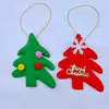 Nuevo árbol de Navidad con colgante de campana bolsa colgante llavero decoración navideña regalo para niños