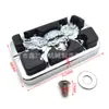 Accesorios de Modificación de Motocicleta Adecuados para Harley Almohadillas de Reposapiés de Aleación de Aluminio Almohadillas de Soporte para Pies