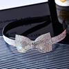 Primavera y Verano Estilo Francés Elegante Diadema para Mujer de Alta Gama de Hada Famosa en Internet de Alta Gama Diadema de Lazo con Pedrería Accesorios para el Cabello