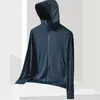 Roupa com Proteção Solar em Malha Masculina 2026 Verão Nova Proteção UV Fina Respirável Roupa de Proteção Solar Jaqueta para Pesca ao Ar Livre