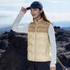 Chaleco de plumón de talla grande para mujer, Chaleco de plumón de pato blanco de alta gama para hombre, Chaleco cálido para pareja con cuello alto, Uniforme de clase de otoño e invierno con logotipo impreso